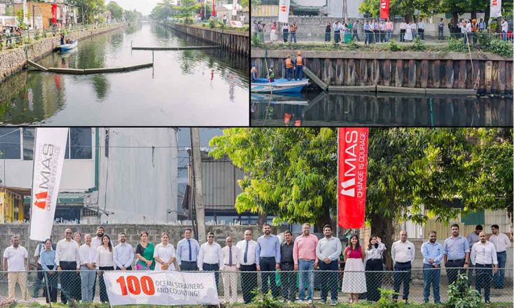 MAS Foundation for Change Leads a National Effort with 100 OCEAN STRAINER™ to Clean Floating Waste from Sri Lanka's Waterways